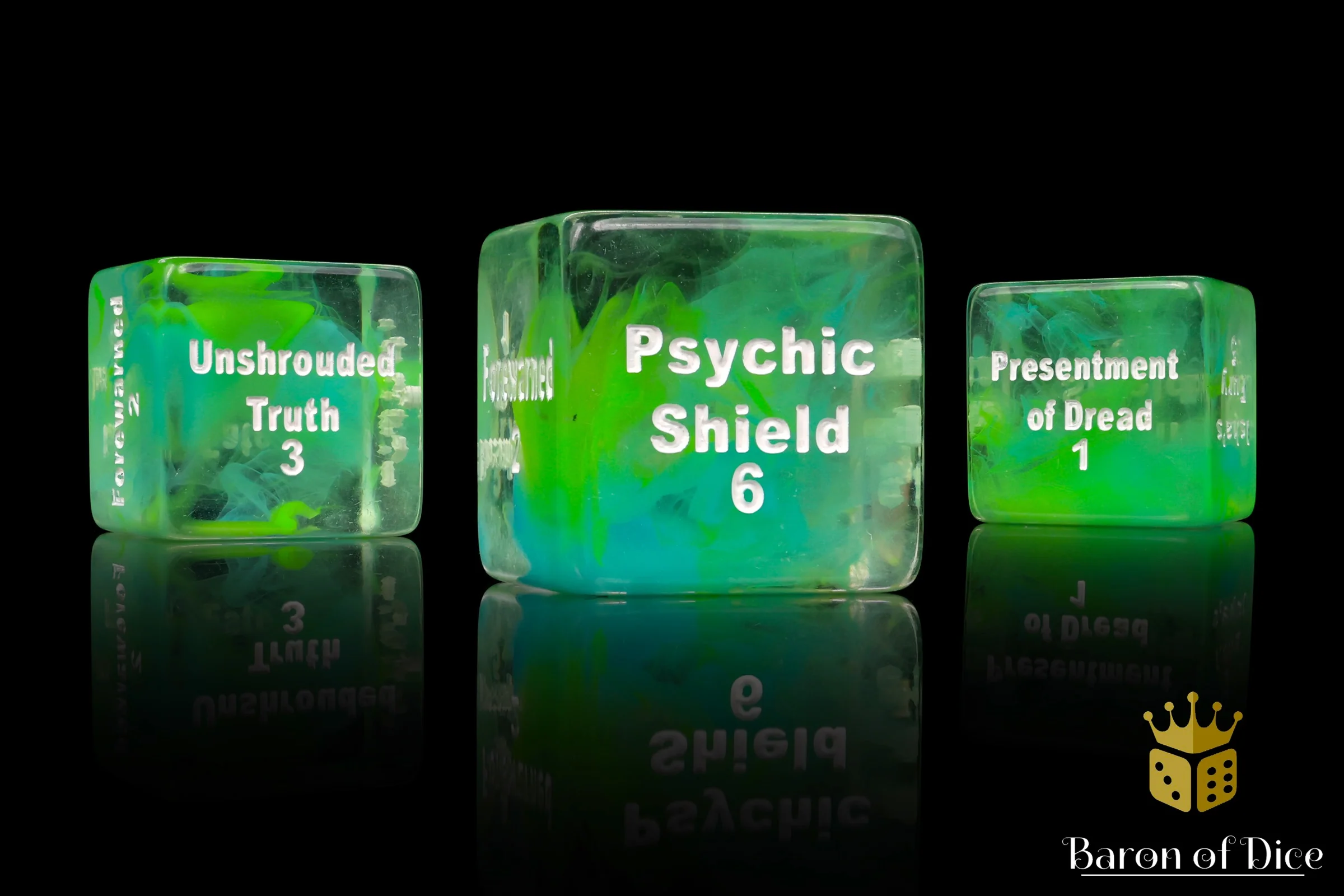 Strands of Fate Dice - 10th Edition - Green - Image 2