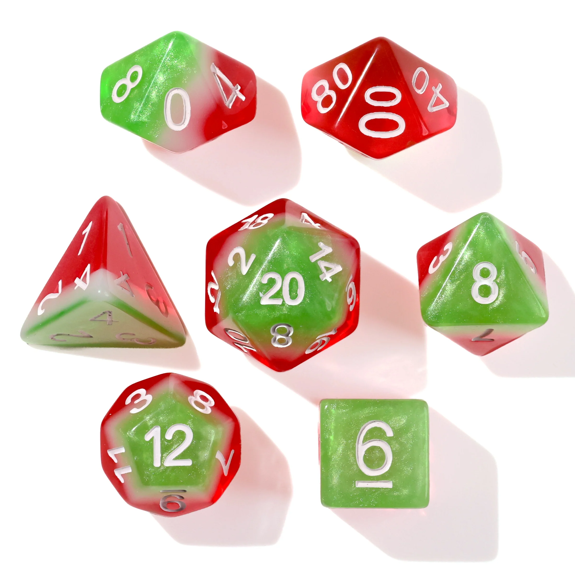 Summer Vibes RPG Dice Set - 7 Pieces - Image 2