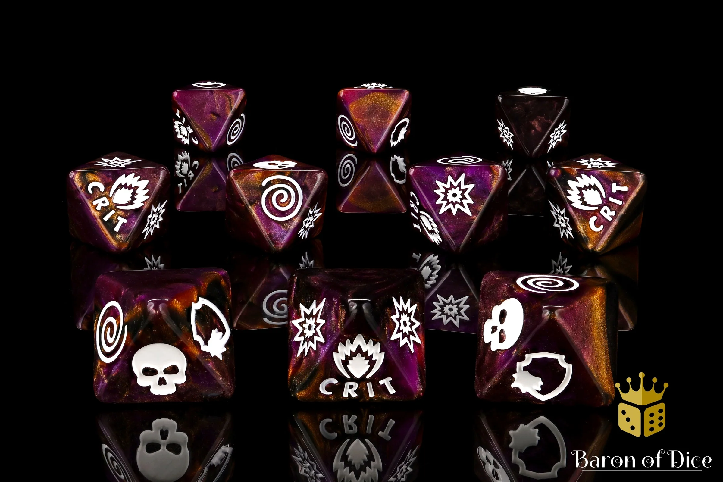 Sunburst D8 Dice Set - Image 2