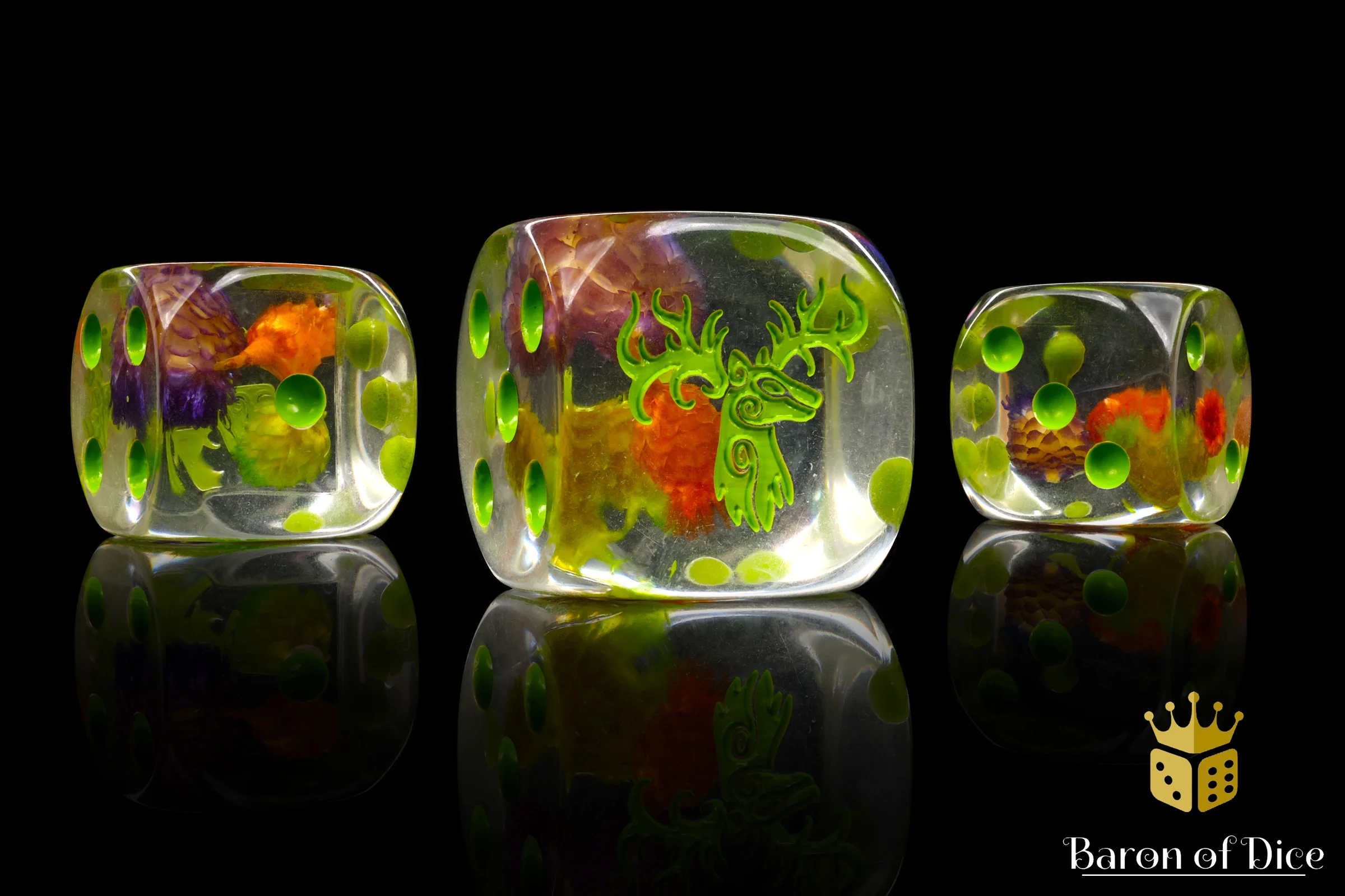 Forest Stag Dice - Flower Buds - Image 3