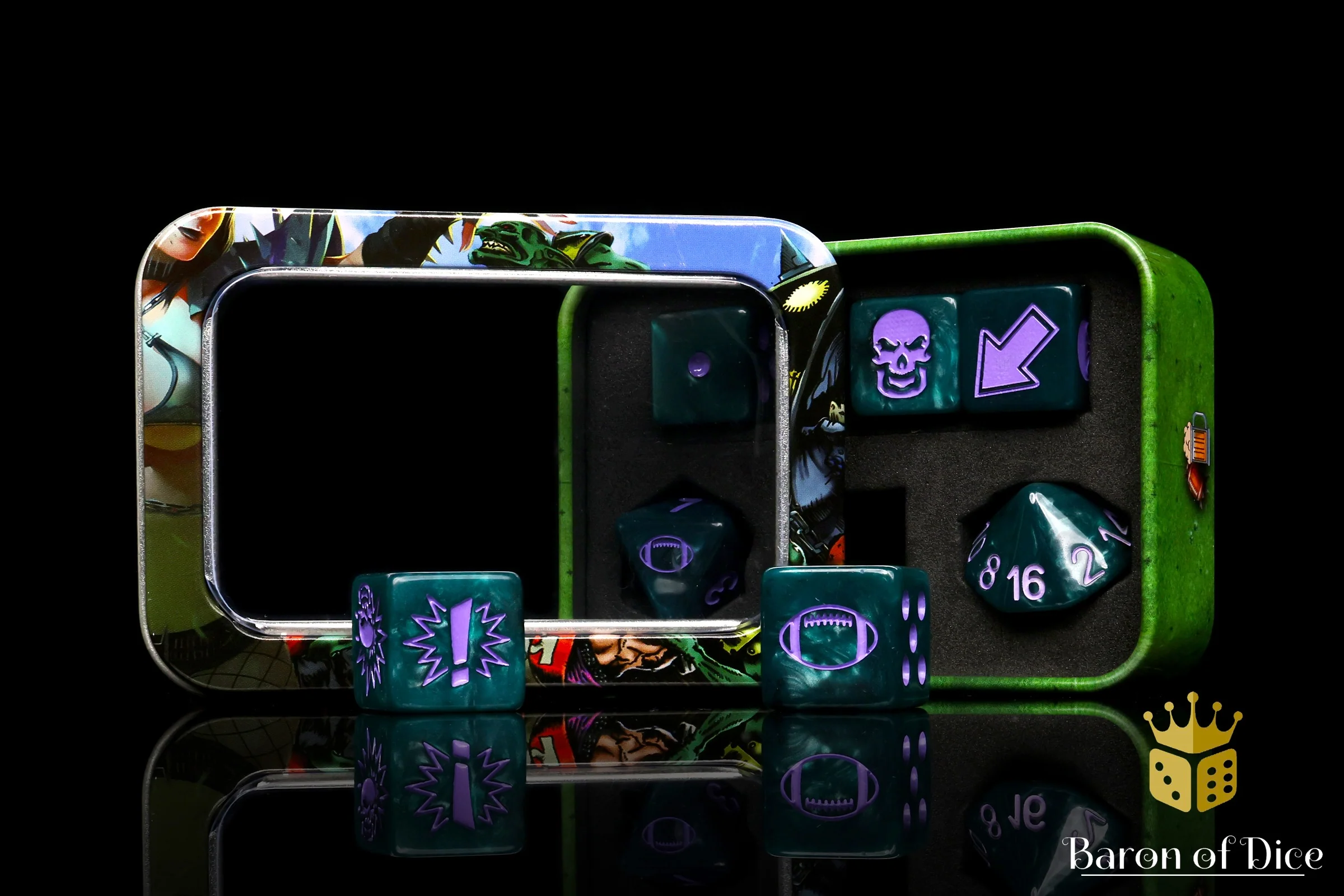 Terror - Bloody Football Dice (Set of 7) - Image 2