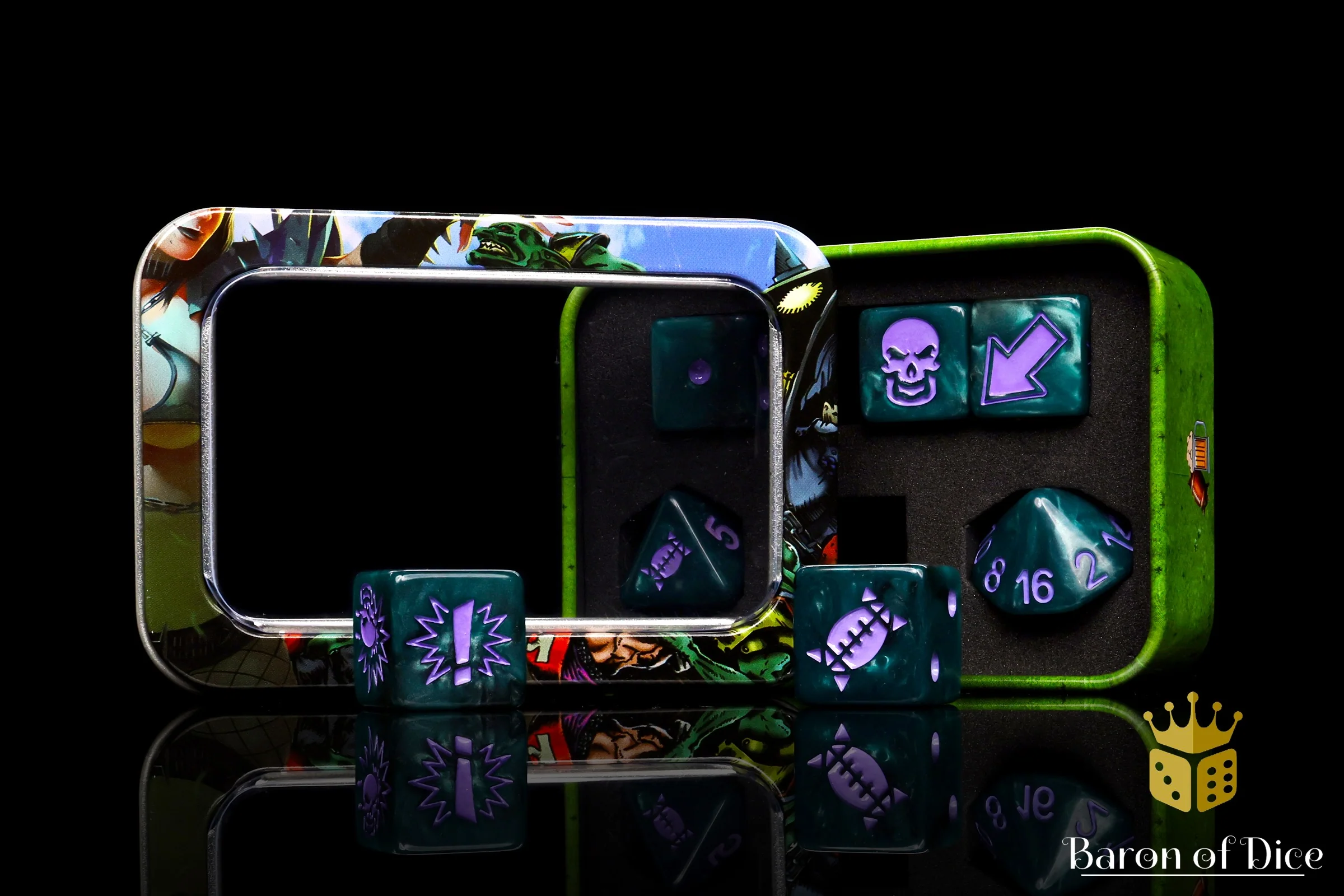 Terror - Bloody Football Dice (Set of 7) - Image 3
