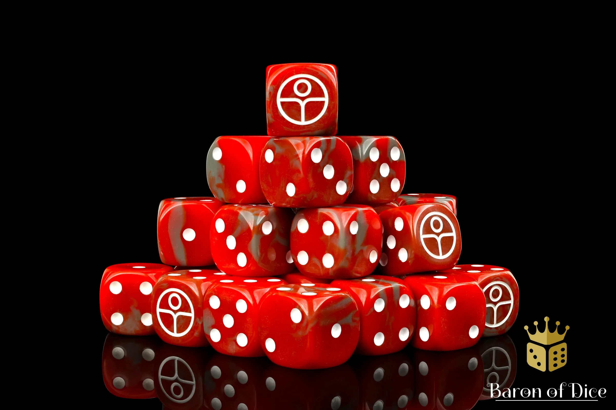 Universal Peace Dice - Red - Image 2