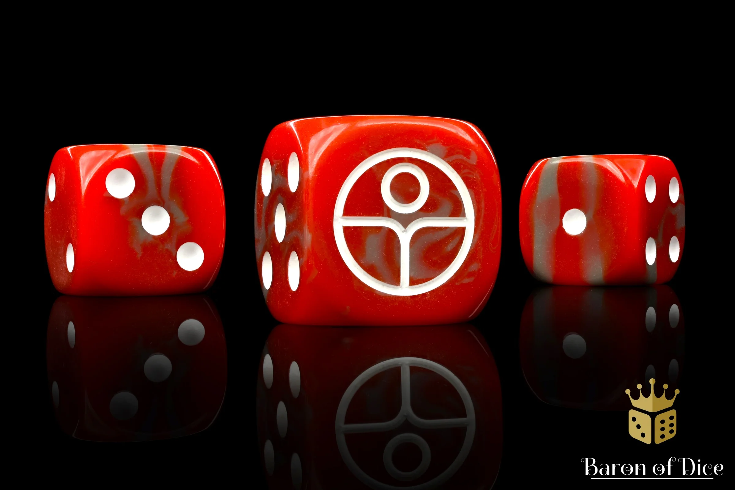 Universal Peace Dice - Red - Image 4