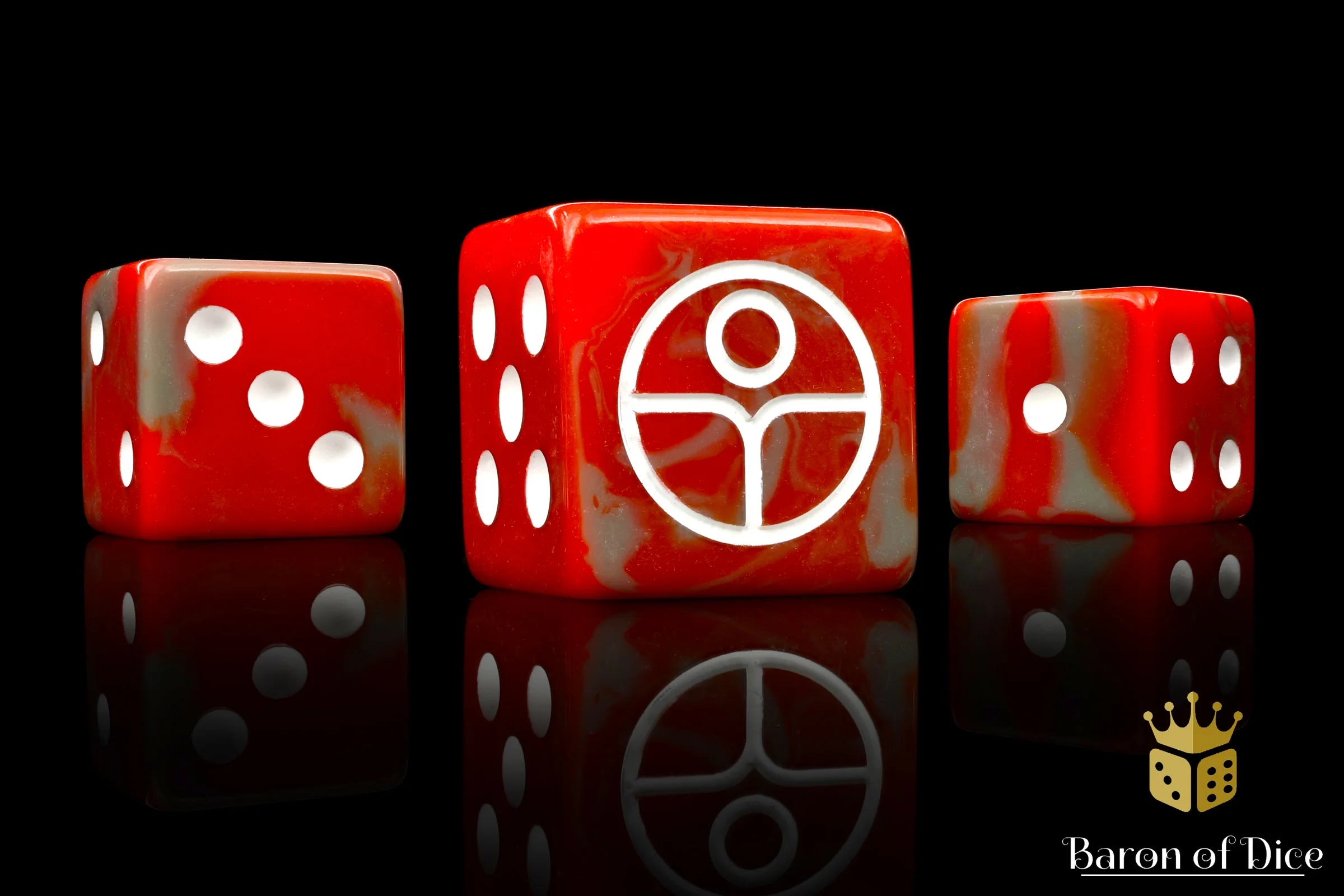 Universal Peace Dice - Red - Image 5