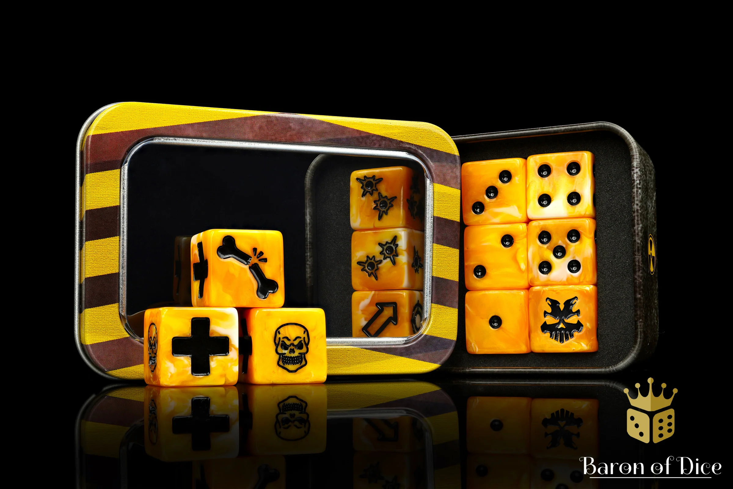 Tiger Stripe Dice - Skirmish Set - Image 2