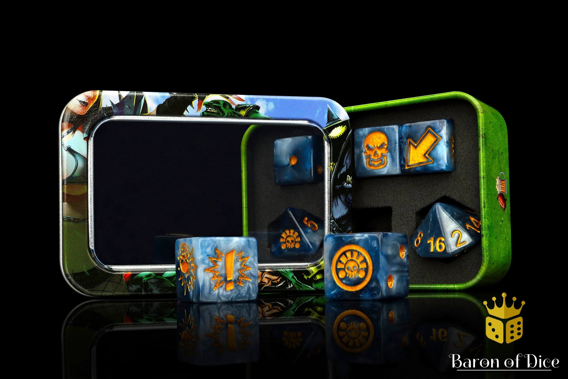 Titanium - Bloody Football Dice (Set of 7) - Image 11