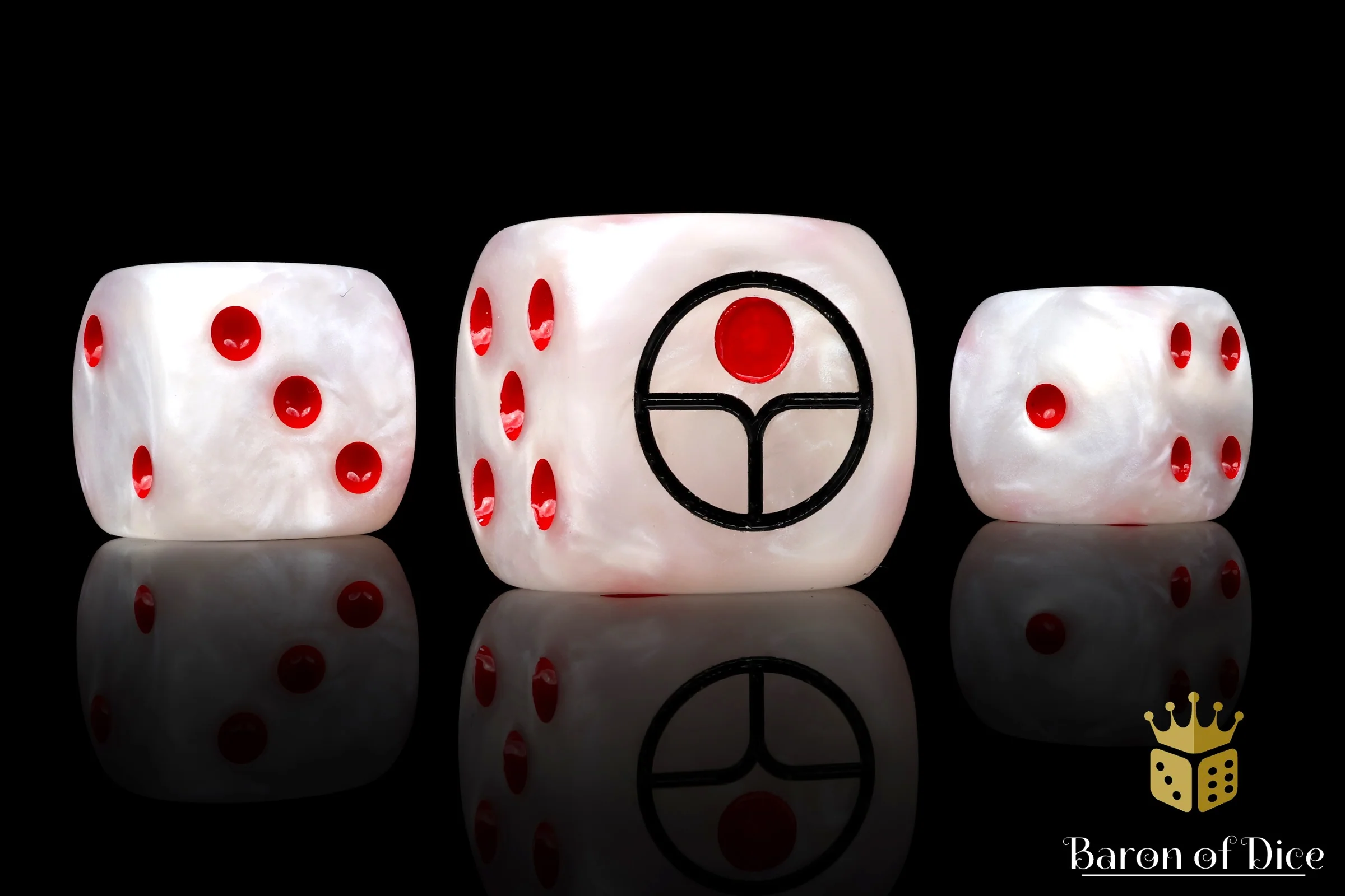 Universal Peace Dice - White - Image 4