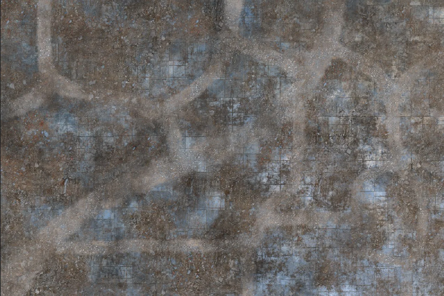 Urban Ruins - Neoprene Battle Mat - Baron of Dice - Image 5