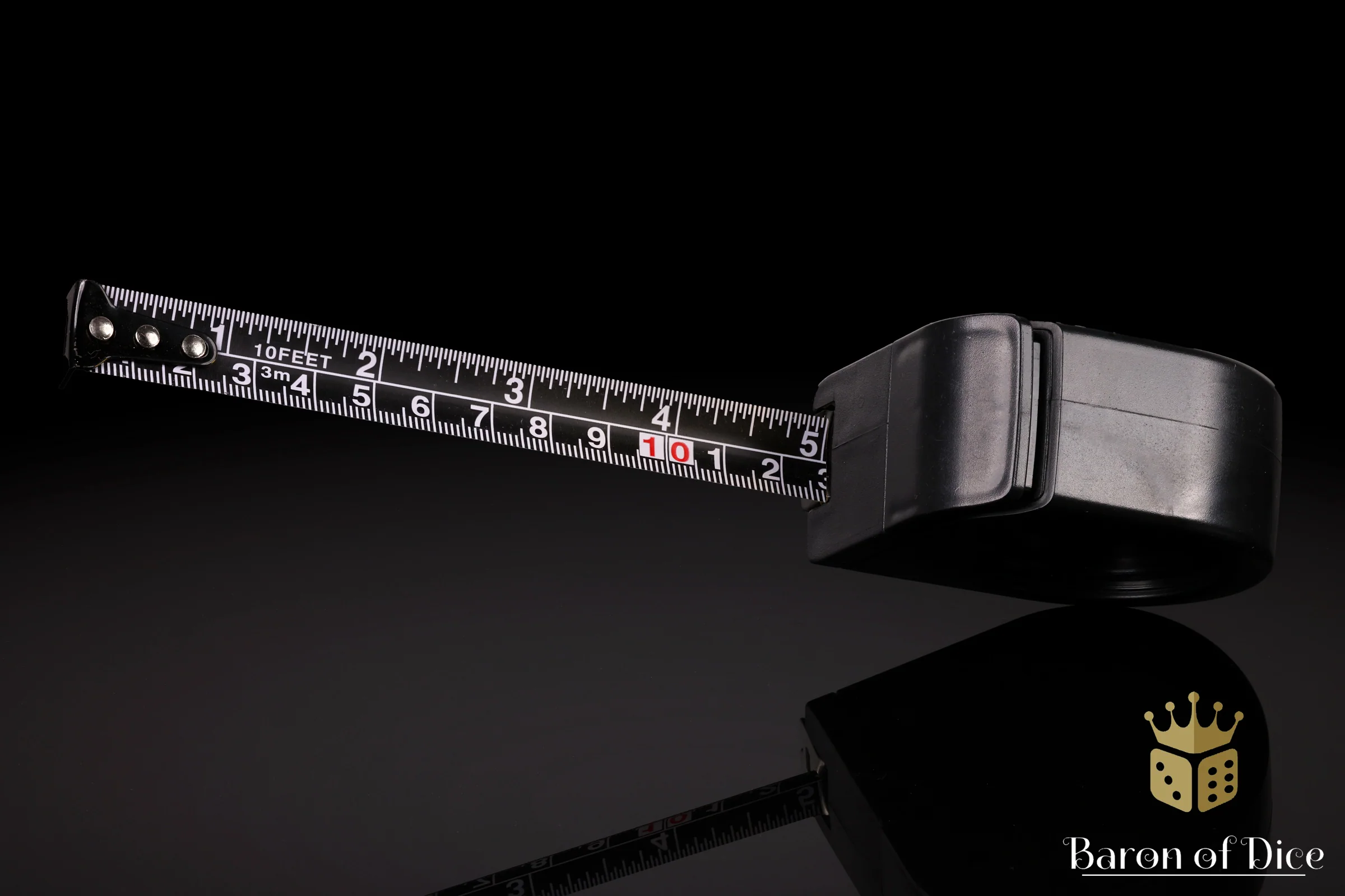 Wargaming Tape Measure | Baron's Coin™ Compatible | Twin Comet - Image 4