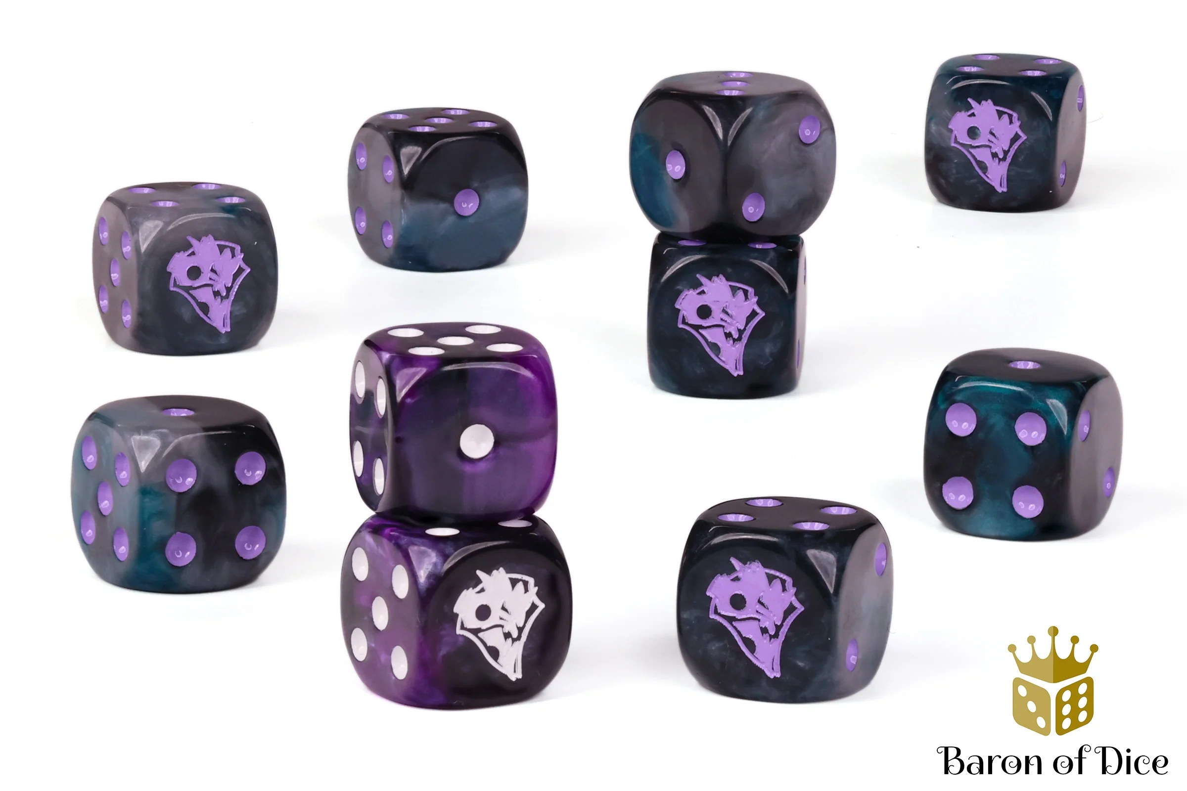 Warmachine: Khymaera Shadowflame Shard Official Dice Set - Image 3