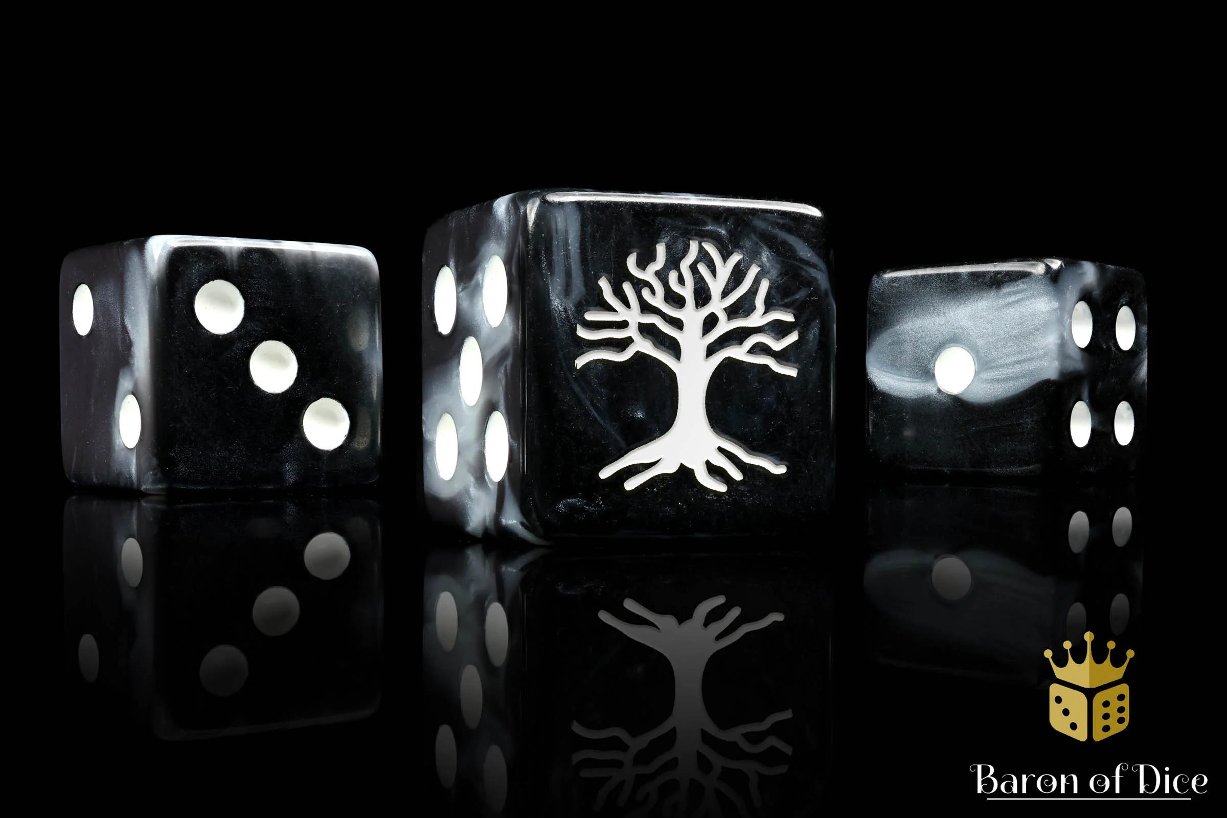 White Tree Dice - Image 2