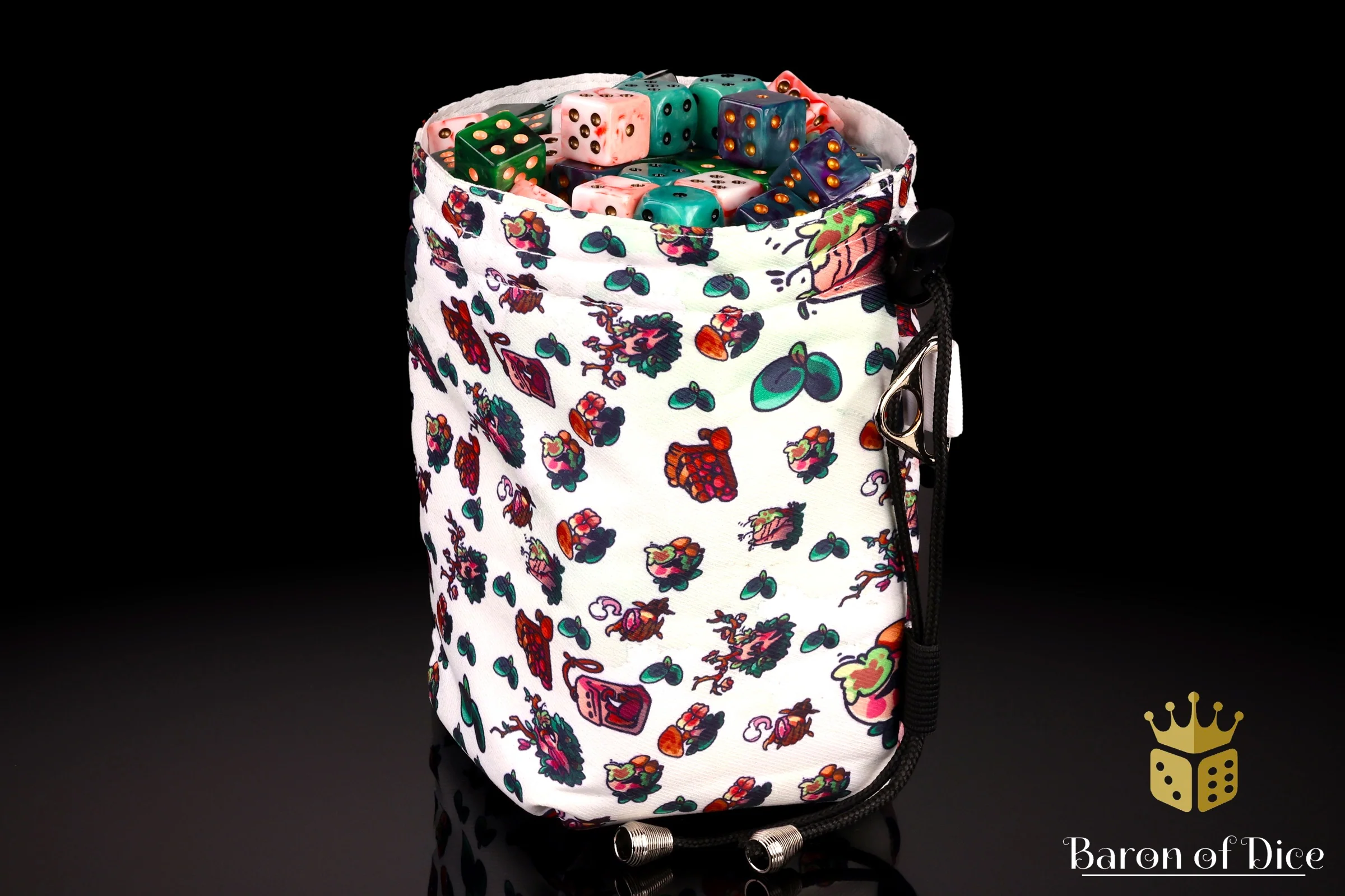 Woodland Beast | Spring | Luxury RPG Dice Bag | Large - Image 2